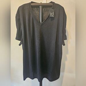 IDEOLOGY NWT MEN'S BLACK RAPIDRY MOISTURE WICKING PERFORMANCE TEE SIZE XL